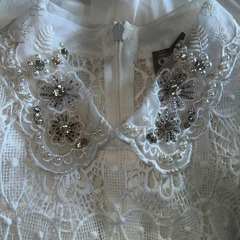 ASOS Rhinestone Lace Dress - Picture 7 of 9
